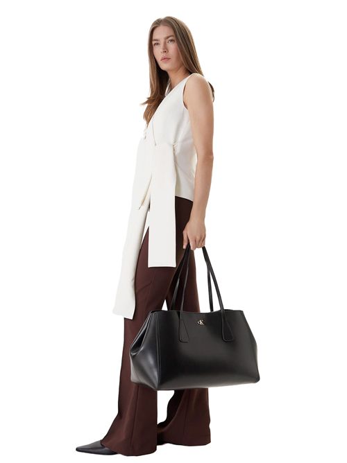 CALVIN KLEIN SNAP shopper bag CALVIN KLEIN | LV04F3502GUB1